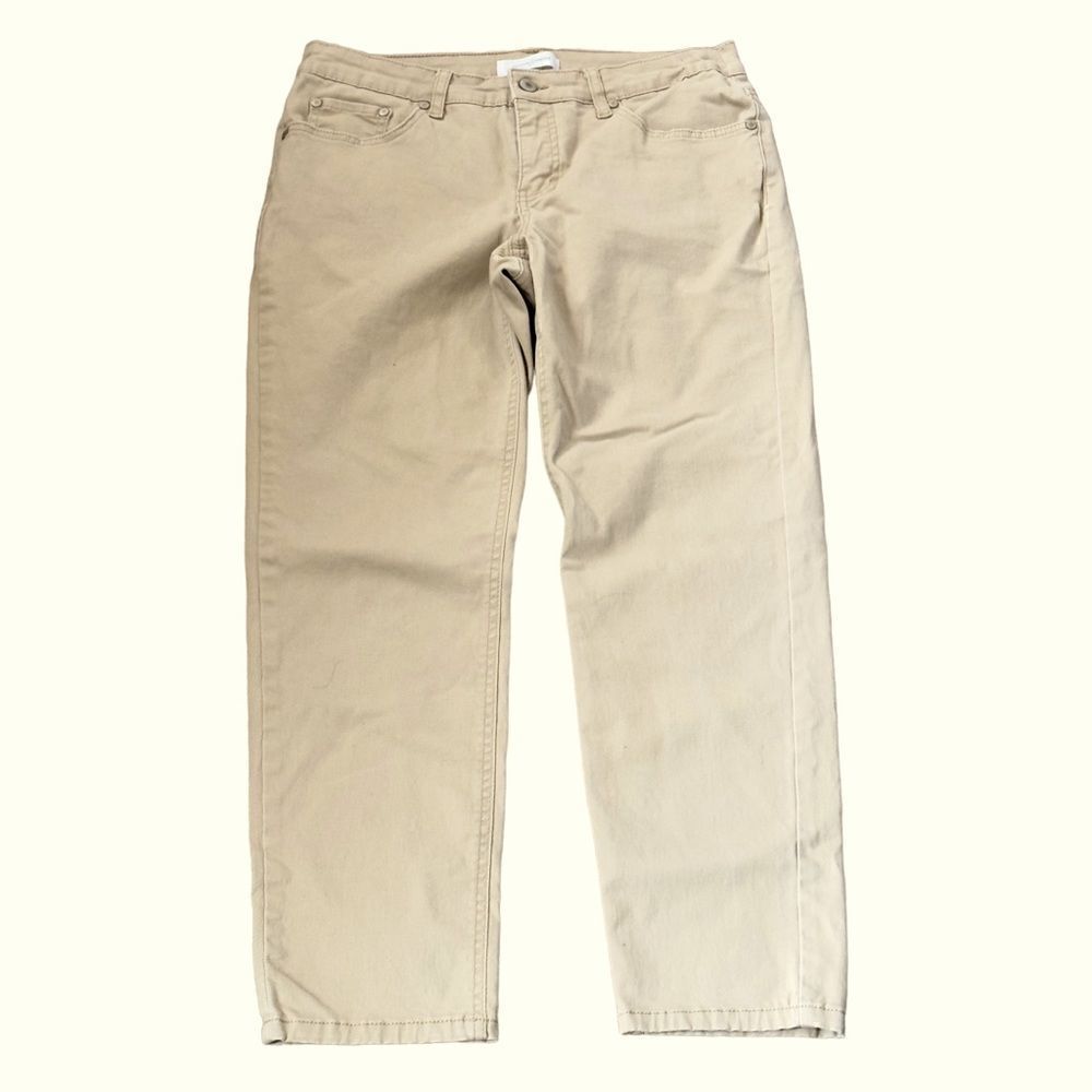 JACLYN SMITH Cotton Khaki Pants Size 8